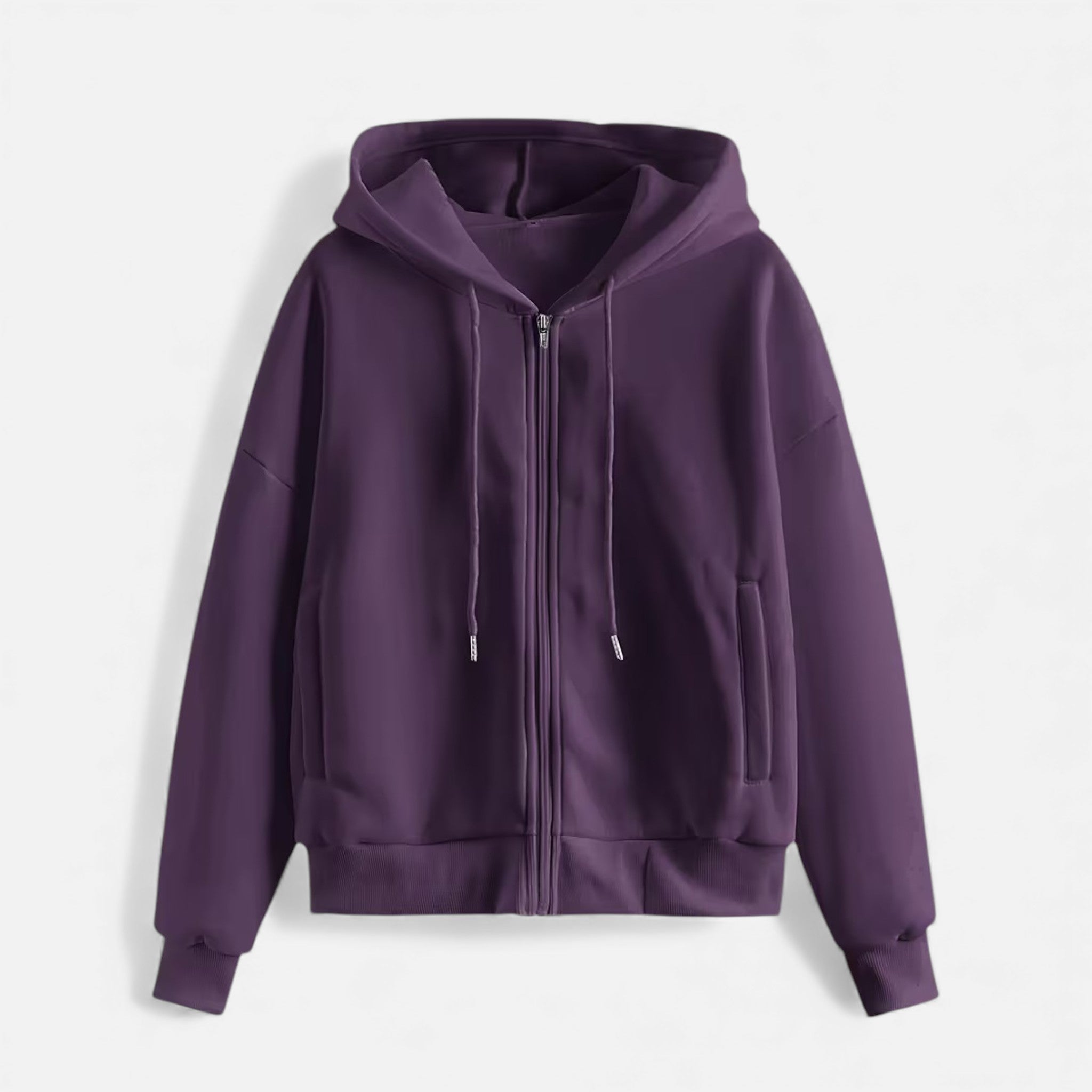 Davellia  | Women’s Zip-Up Knit timeless Hoodie