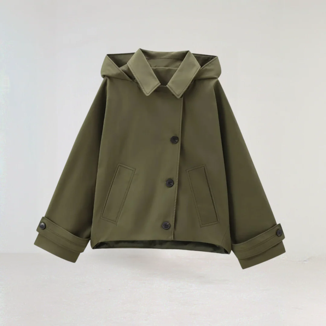 Davellia | Women’s Casual Lightweight Waterproof Rain Jacket