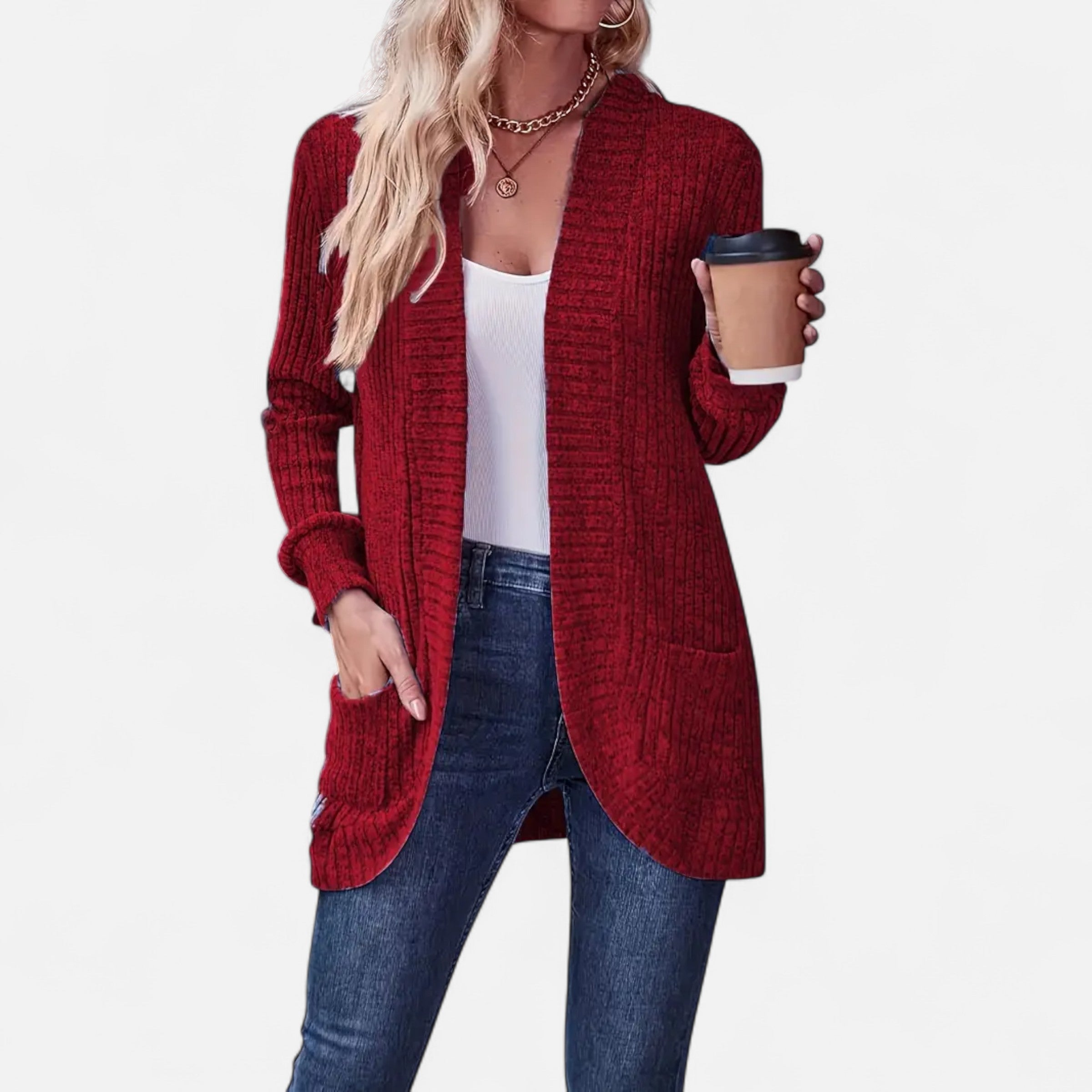 Davellia | Women’s Knit Cardigan – Elegant Casual Essential