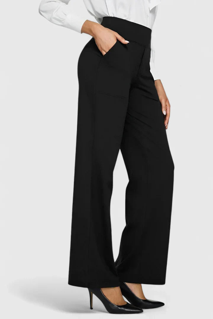 Davellia | Women’s High-Waist Straight Pants