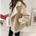 Davellia | Women's Soft Faux Shearling Oversized Coat