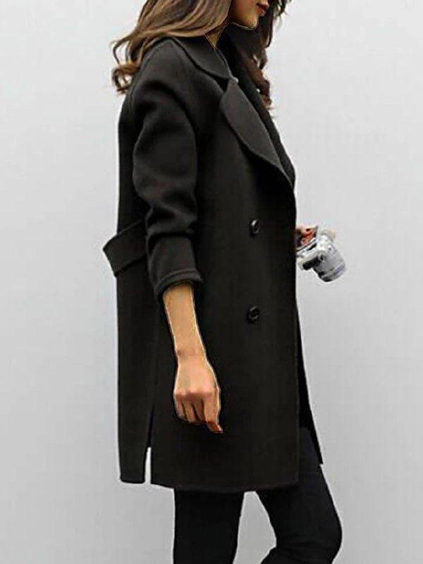 Davellia | Women’s Long Double Breasted Seasonal Coat