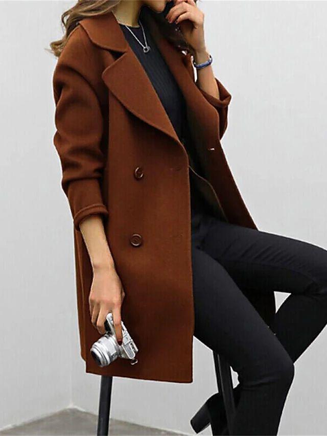 Davellia | Women’s Long Double Breasted Seasonal Coat