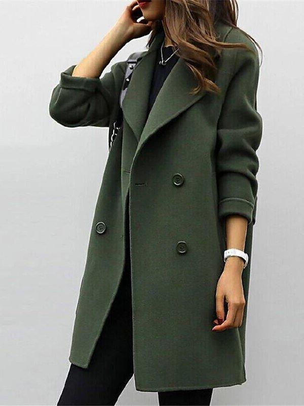 Davellia | Women’s Long Double Breasted Seasonal Coat