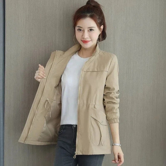 Davellia | Women’s Relaxed Fit Waterproof Trench Coat