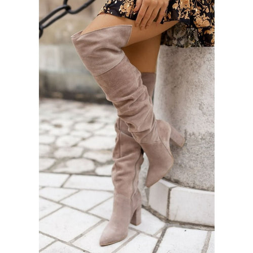 Davellia | Women’s Over The Knee High Heel Boots