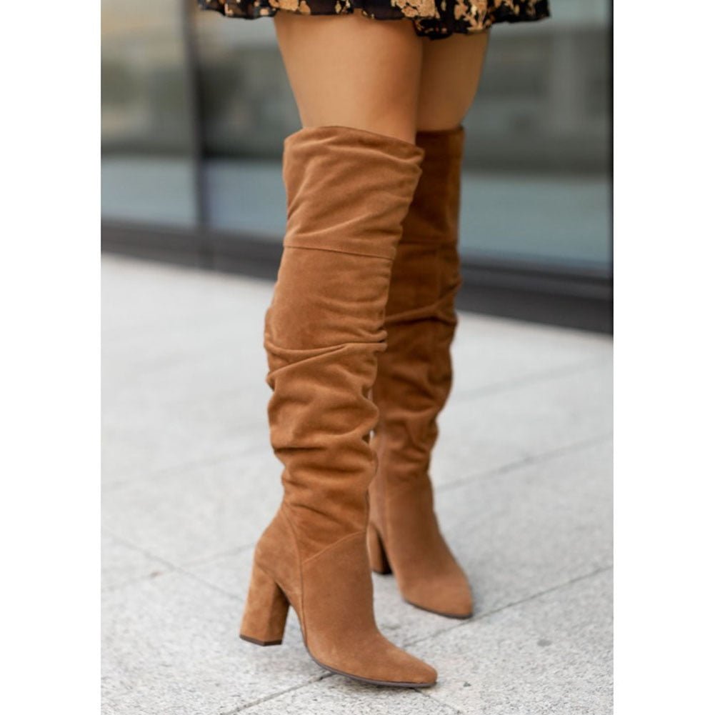 Davellia | Women’s Over The Knee High Heel Boots