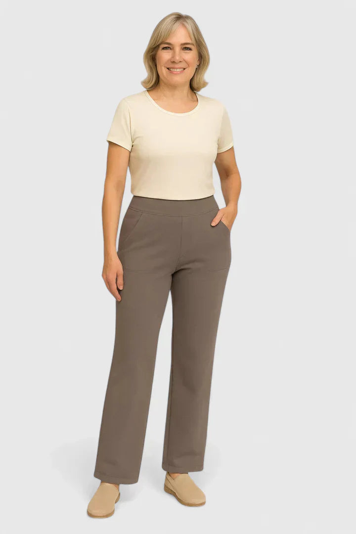 Davellia | Women’s High-Waist Straight Pants
